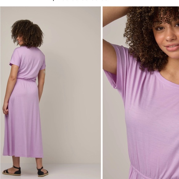 Wool& Marin Maxi Dress in Wild Orchid - Picture 2 of 2